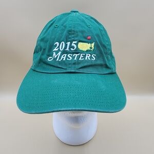2015 Masters Augusta National Golf Green Strapback Cap Hat American Needle